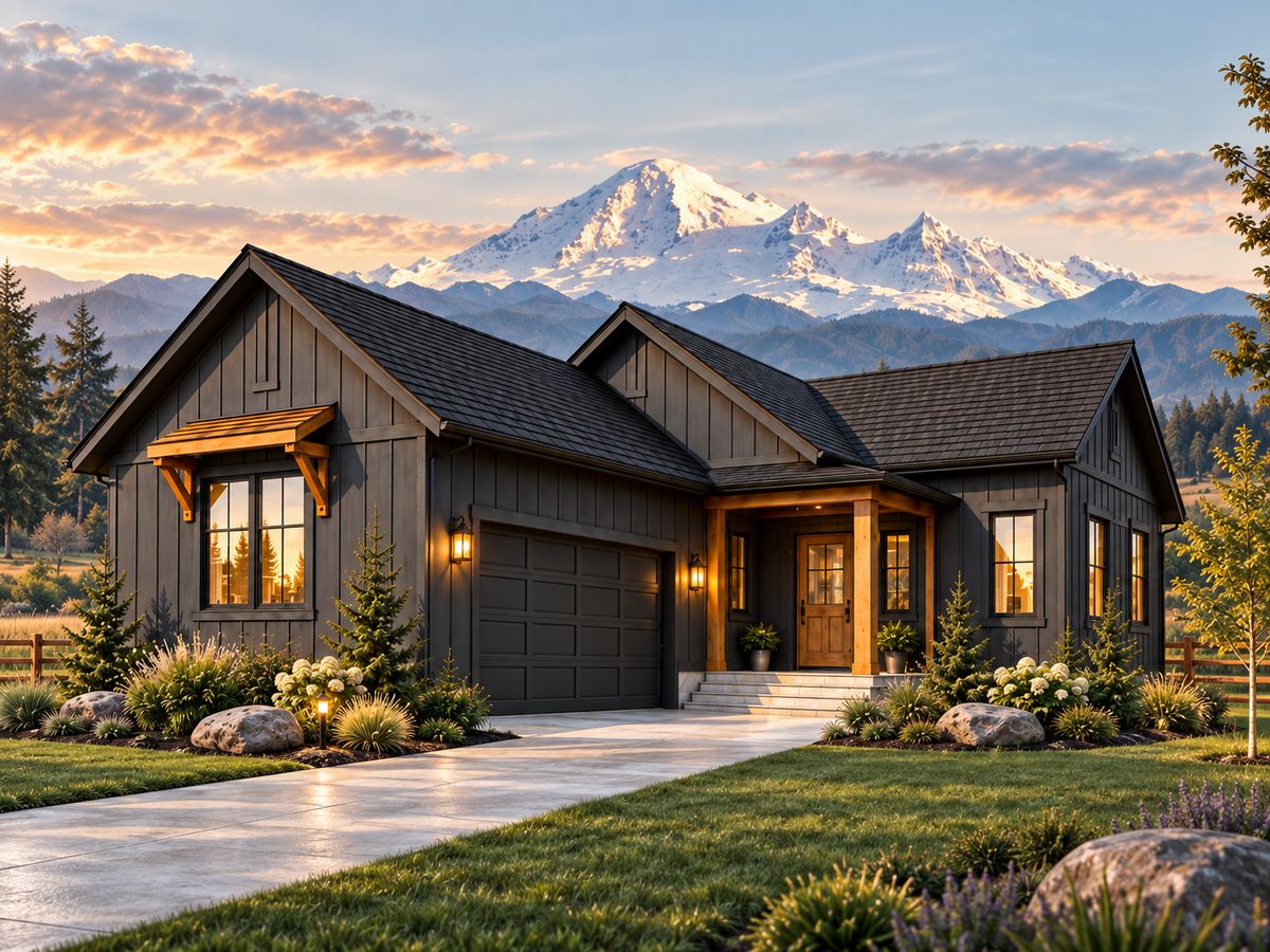 Exterior rendering, Lot 5